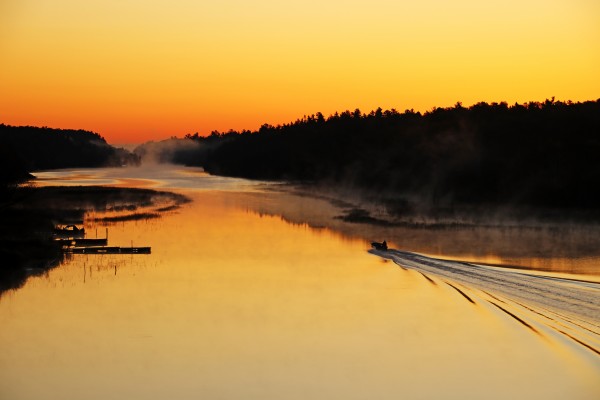 On The Move At Sunrise by Deb Oppermann